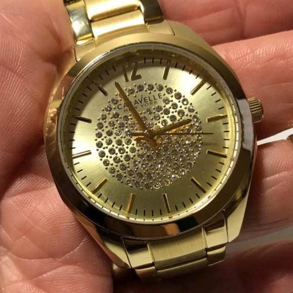 Caravelle New York Ladies Gold-Tone Watch - Picture 7 of 10